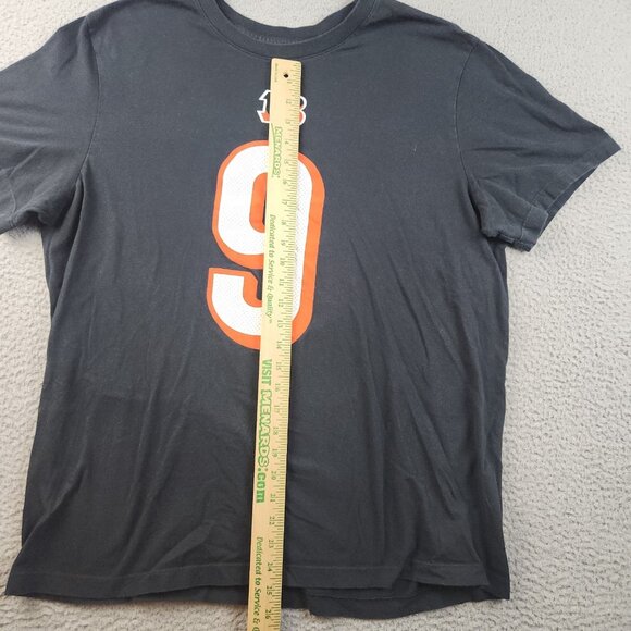 Cincinnati Bengals Shirt Men's XL Joe Burrow Black Short Sleeve NFL NIke TEE - Picture 5 of 10